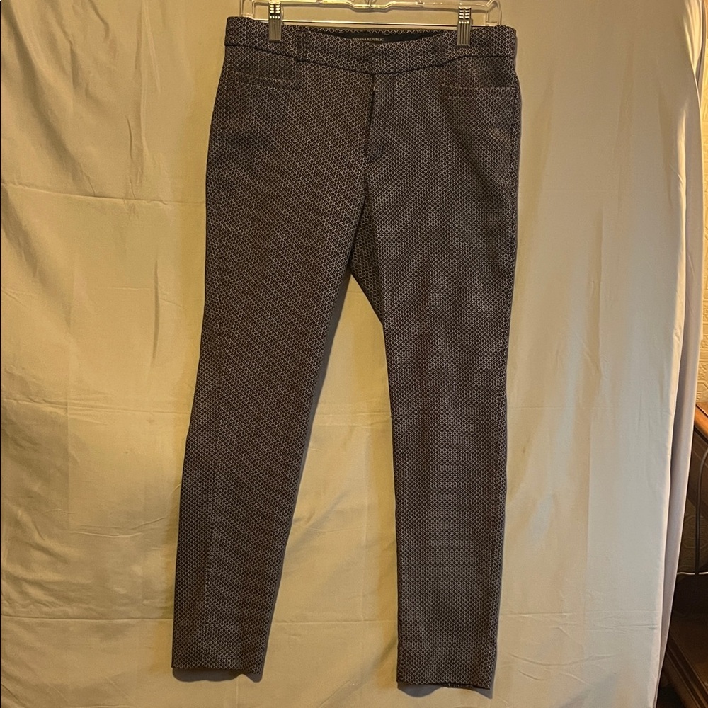 Banana Republic Woman’s  Dark Blue Patterned Dress Pants